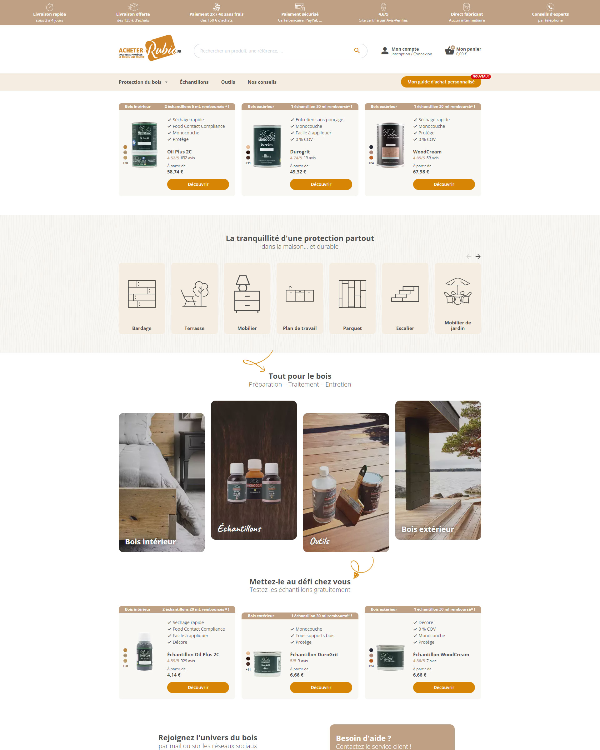 E-commerce Website Creation in Acheter Rubio