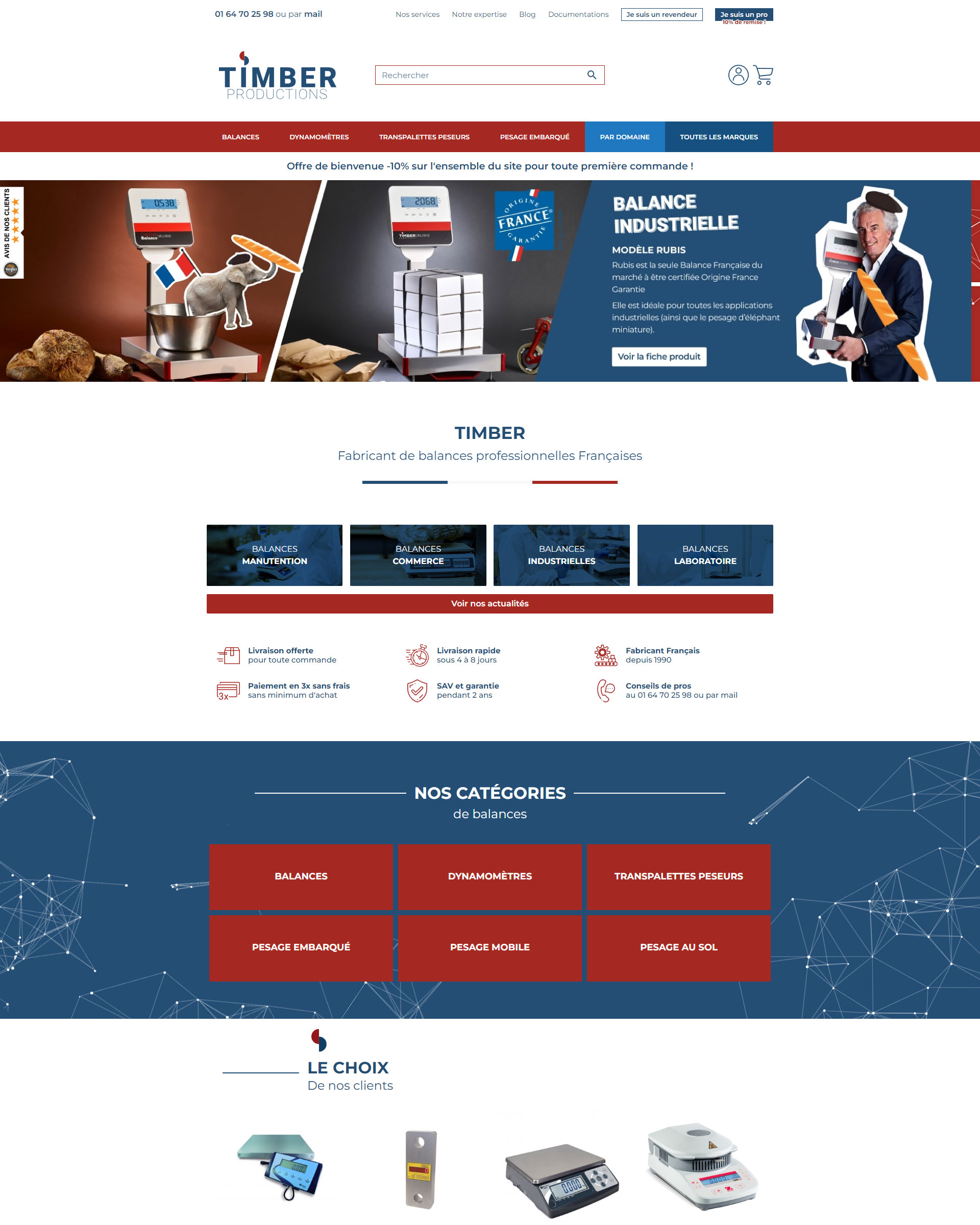 E-commerce Website Creation in Timber Production