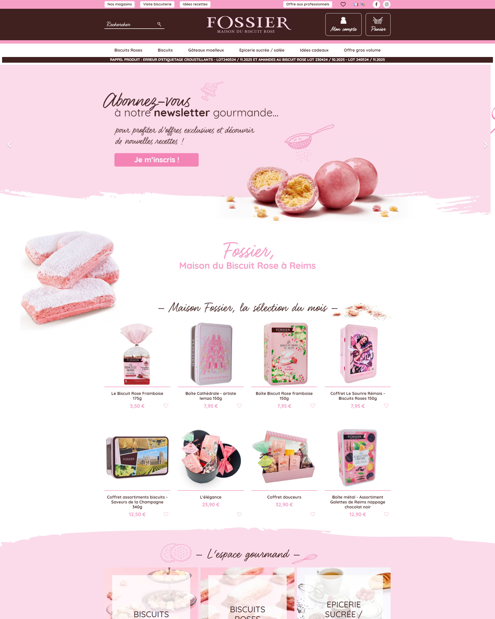 E-commerce Website Creation in Fossier